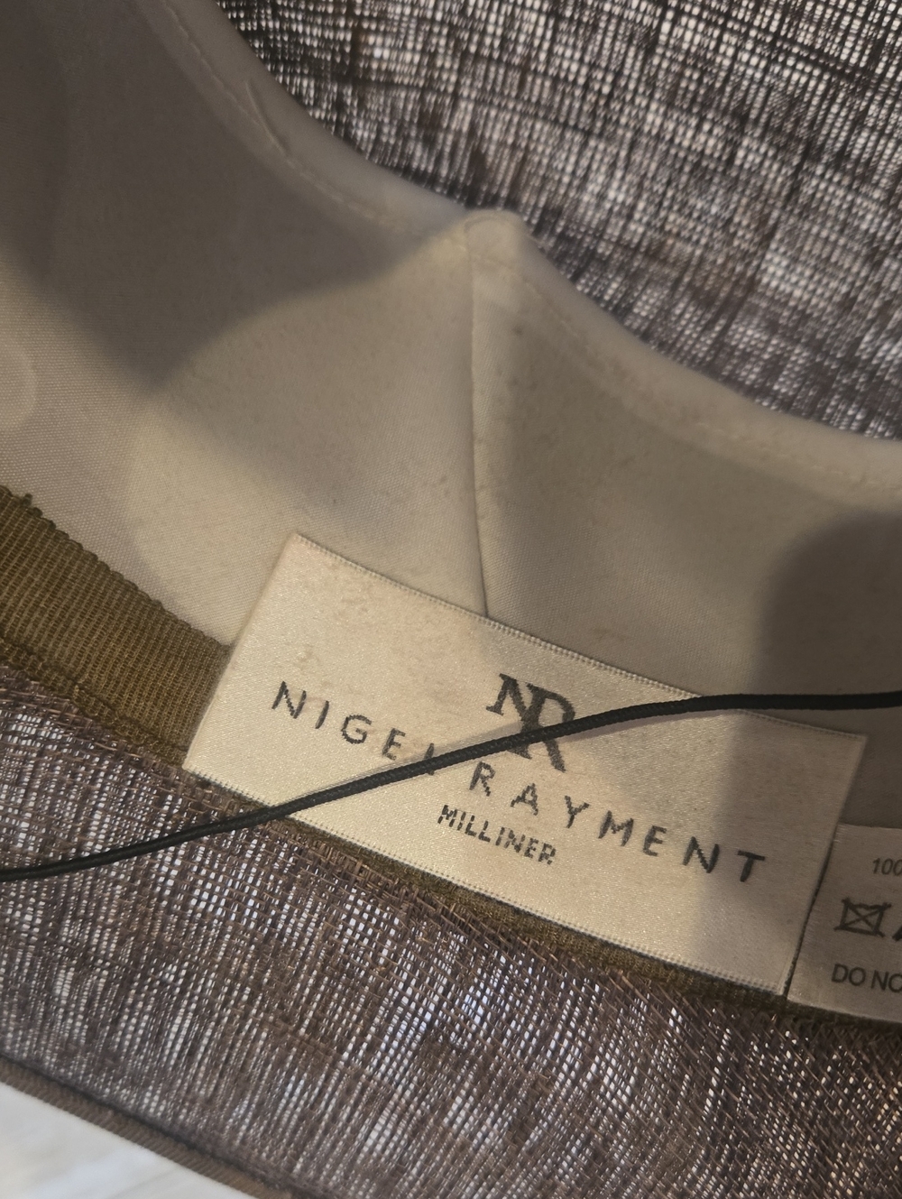 Nigel Rayment Milliner Brown Feather Accent Derby Hat - Picture 9 of 12